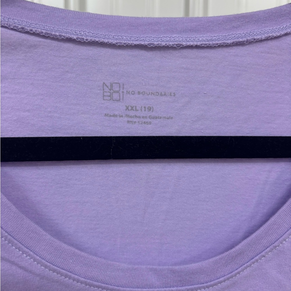No Boundaries Light Purple Tee